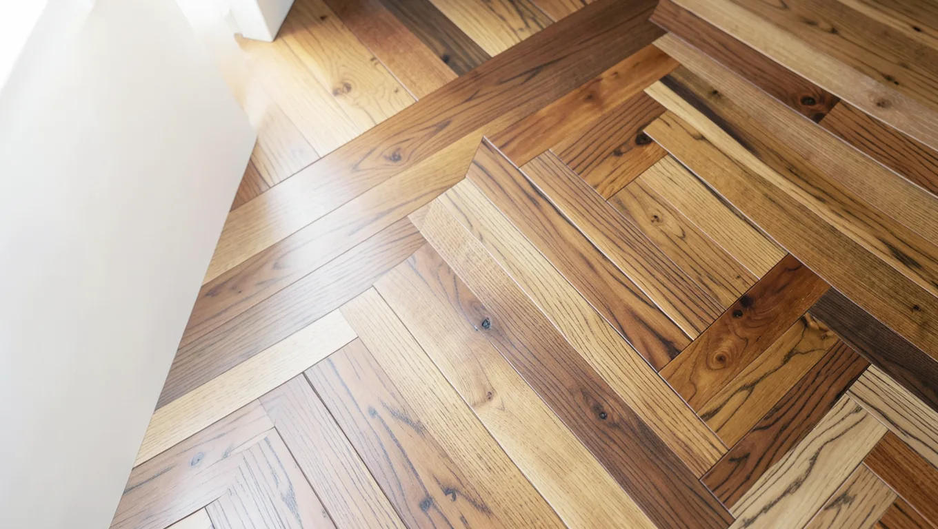 Eiken visgraat kleuren en afwerkingen – Eiken visgraatvloeren voor interieur